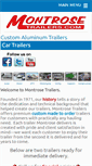 Mobile Screenshot of montrosetrailers.com